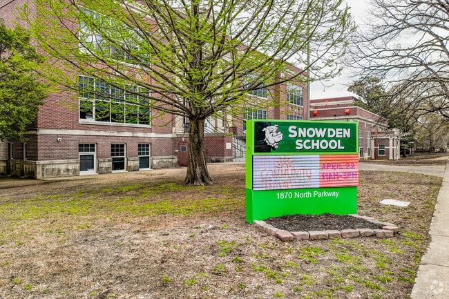 Snowden School is a public PK-8 school where Midtown kids can take classes.