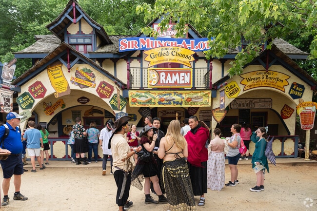 Georgia Renaissance Festival's food selections offers items from turkey legs to ramen.