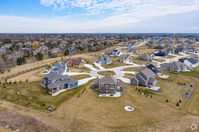 Aerial of Suburban Neighborhood in Mequon