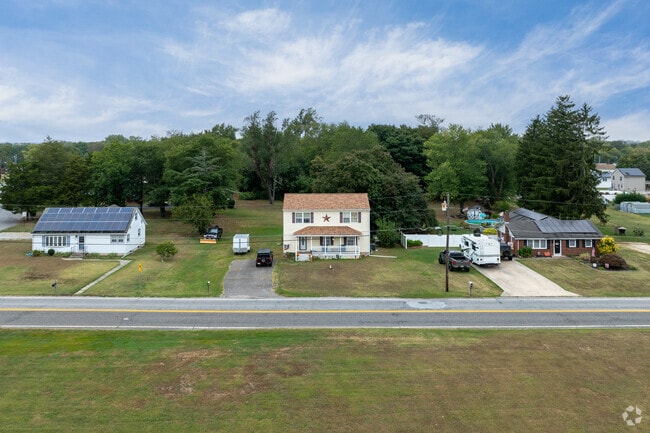Many of the homes in Stow Creek Township have views of large farms and rural fields.