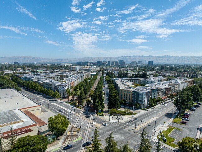 Looking Towards Downtown San Jose From Buena Vista.