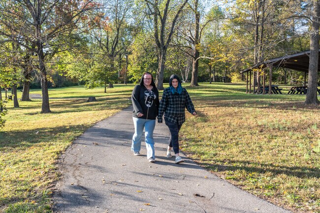 The walking trails at Echo Hollow Nature Park are fantastic.