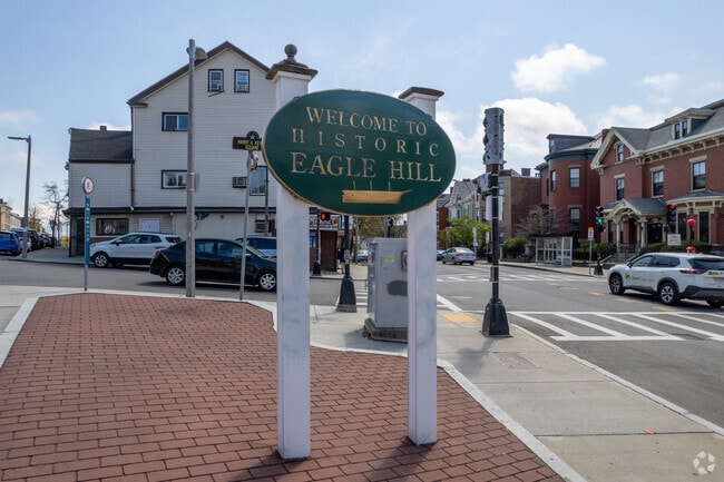 The Historic Eagle Hill neighborhood is a quaint area right outside of downtown Boston.