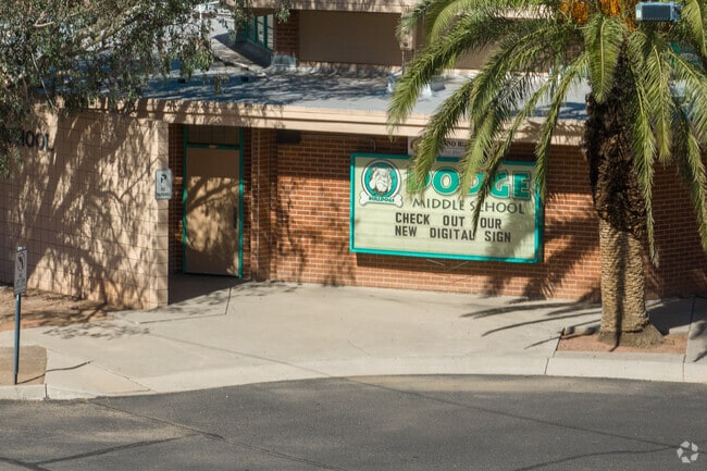 The Dodge Traditional Magnet School serves students in several adjoining Tucson neighborhoods.