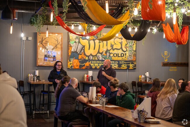 Wurst Bier Hall hosts trivia nights for residents of Downtown Fargo to enjoy.