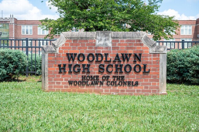 Woodlawn High School, serving Brown Springs, proudly wears green and gold.