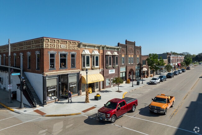 Classic small town America makes up the look of downtown Osage.