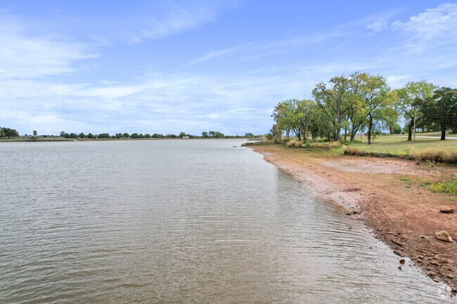 Bike, walk, fish, or relax at Purcell Lake.