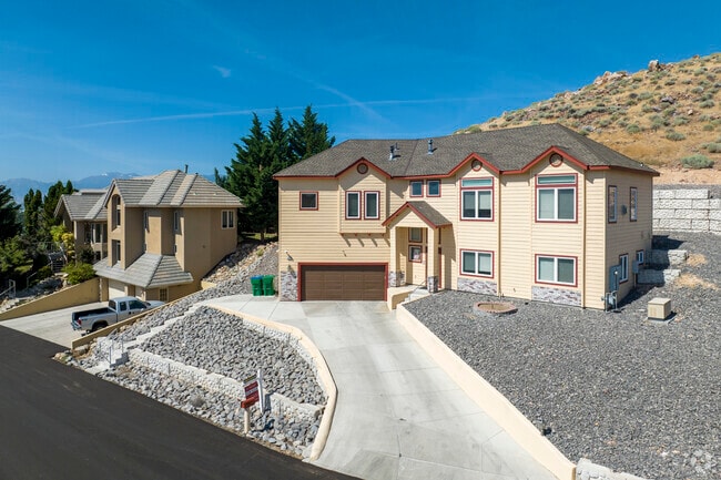 Reed has a small cluster of homes that reside at the top of hills overlooking Sparks.