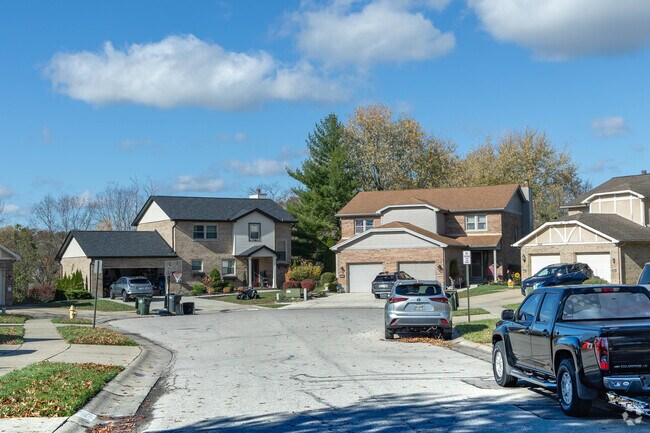 Many housing developments are being built on farm land throughout Mack.