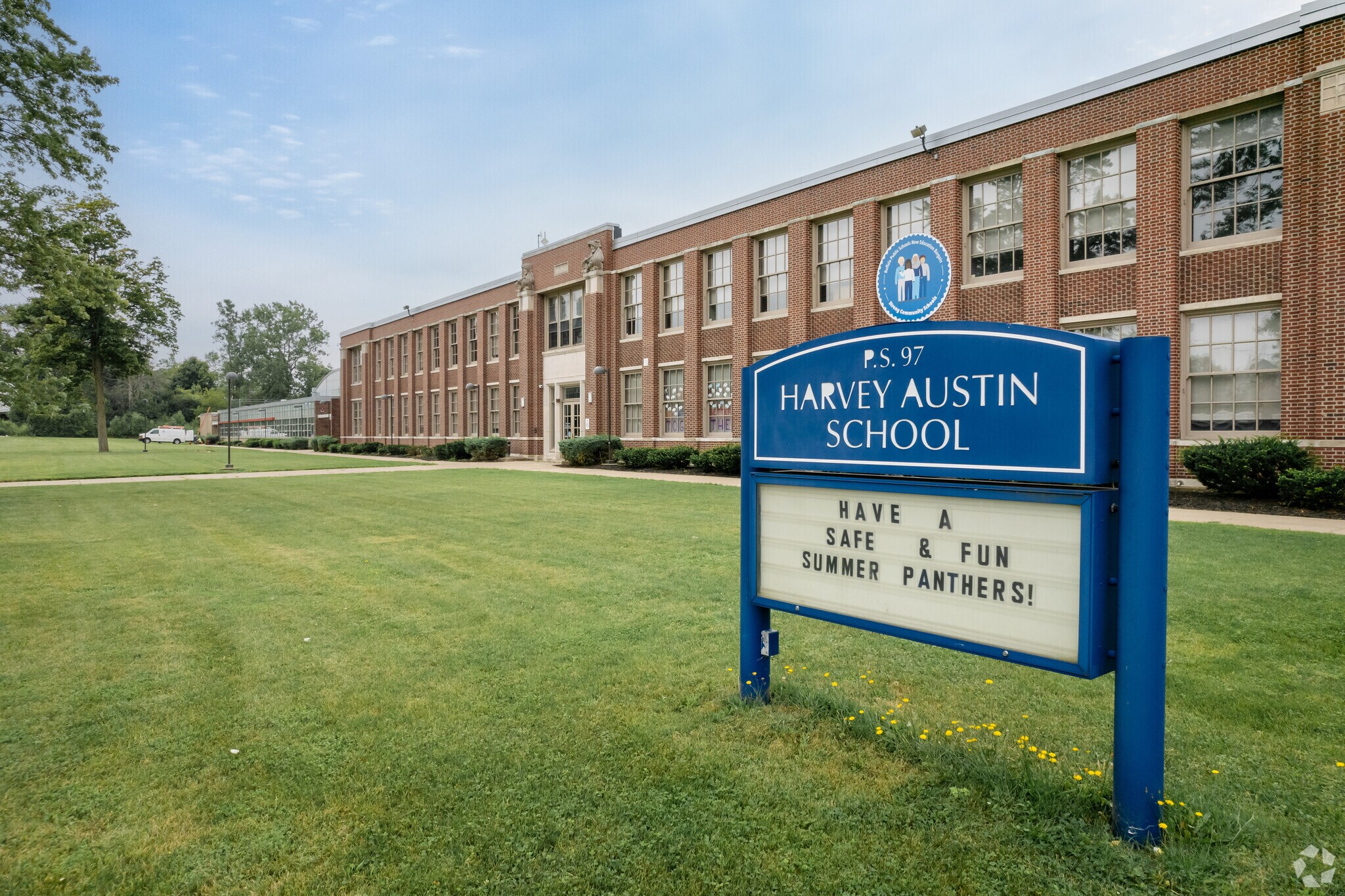 Harvey Austin School in Genesee Moselle serves PreK through 8th grade.