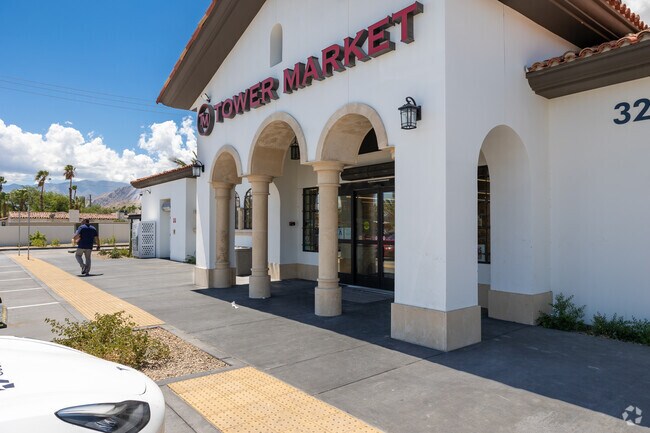 Shop with a view of quality and variety at Desert Highland's Tower Market.