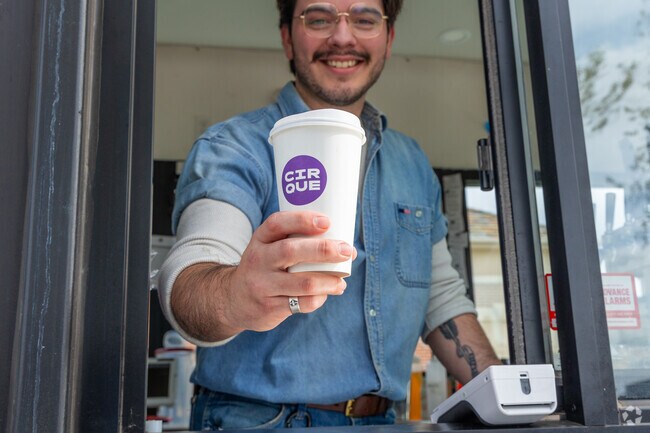 Cirque Coffee Roasters is a College Park favorite for a local cup of excellent coffee.