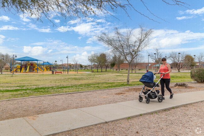 Chuckwalla Park is a neighborhood park in Chandler where families go for walks and have picnics.