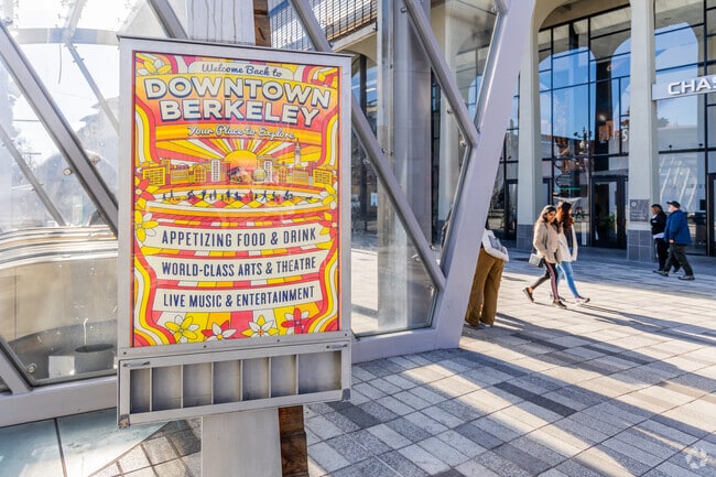 Downtown Berkeley is filled with amazing restaurants and night life.