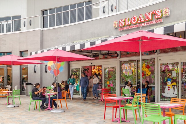 Explore fun shops and restaurants  minutes away at City Place near Fontainebleau East.