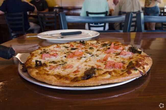 The Corner Slice in Fisher Park offers a wide variety of pizza options, like their Margherita.