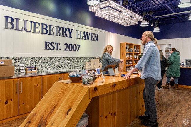 Find blueberry-themed gifts at Blueberry Haven in Grand Haven.