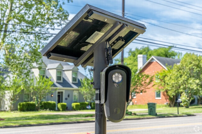 Flock cameras throughout Hillwood help enhance neighborhood security.
