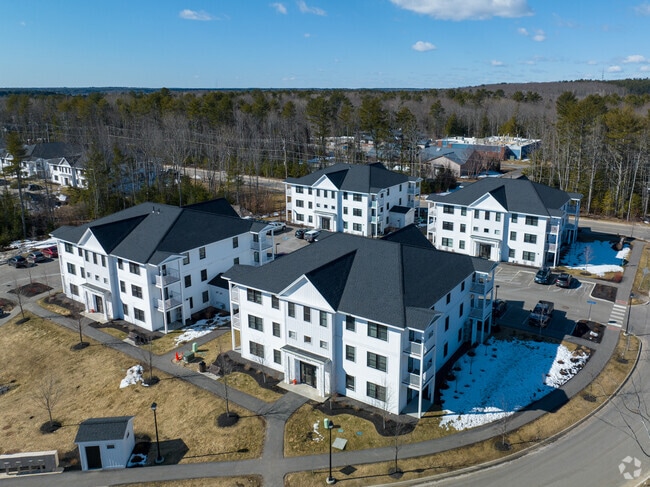 New apartment buildings are starting to pop up in the Scarborough neighborhood.