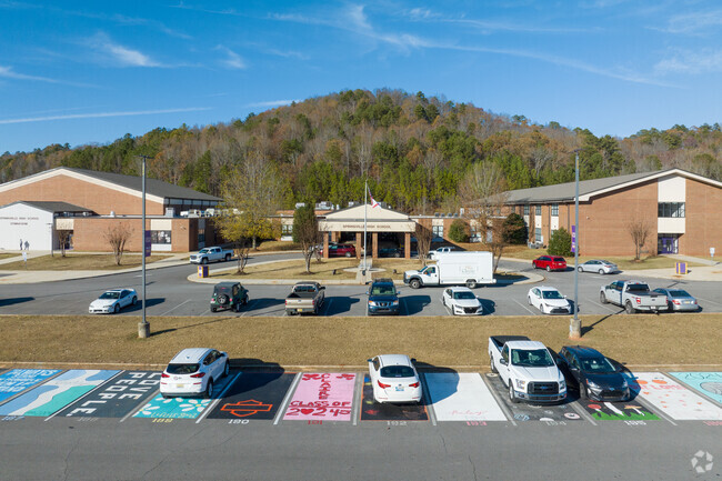 Springville High School teaches grades 9 - 12th.