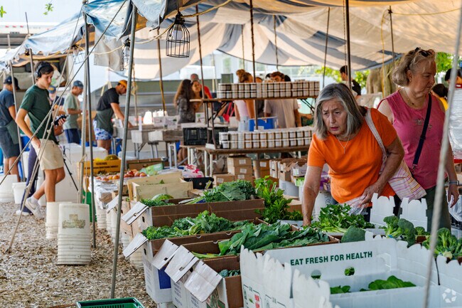 The Coconut Grove Farmers Market is held every Saturday with an array of vendors to choose from.