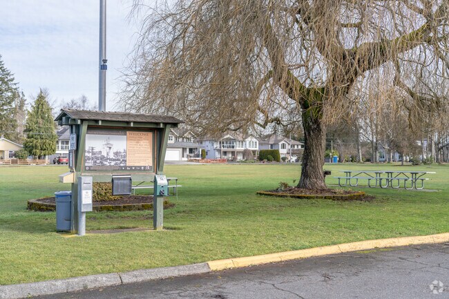 Take a scenic walk and have a picnic at Peace Arch Historical State Park near Birch Bay.