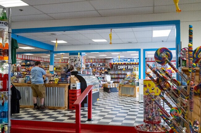 Grandpa Joe’s Candy Shop near Spring Lake Park satisfies any sweet tooth.