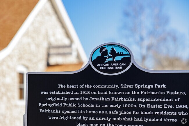 The African-American Heritage Trail in Springfield has a marker in the Sherman Ave neighborhood.