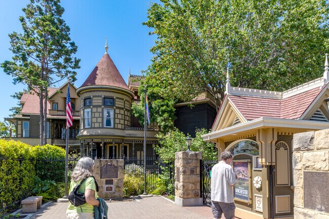 The Winchester Mystery House, a 160-room mansion open for tours in San Jose.