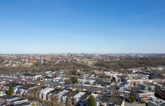 The Allendale neighborhood is approximately five miles away from Baltimore's Inner Harbor.