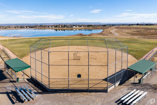 Robert A. Easton Regional Park, near Summit Ridge at West Meadows, features baseball fields.