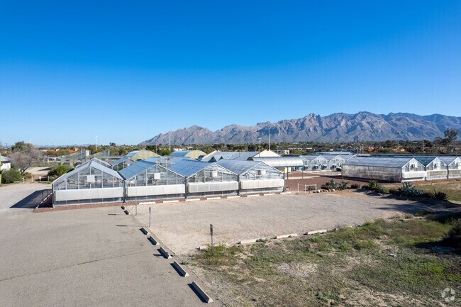 Green Houses At The Campus Agricultural Farm