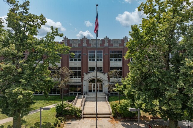 Central Middle School scored an overall B+ on niche.com.