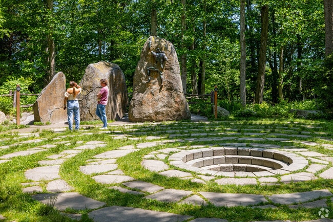 The Prometheus sculpture at Avalon Park is a popular attraction.