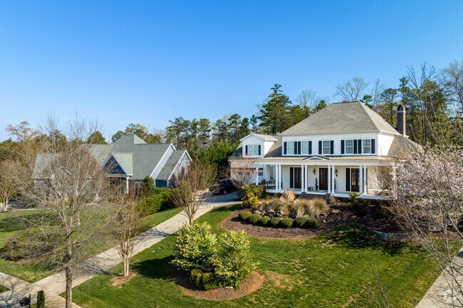 The newest sections of Baxter Village has large custom style homes.