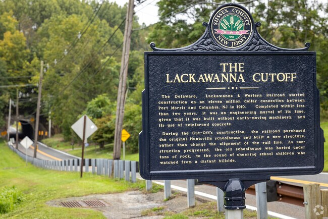 The Lackawanna Cut-Off runs through Andover and was built in 1908.