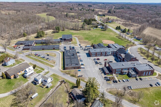 The middle school is right next to Holland Patent Elementary School near Stittville.