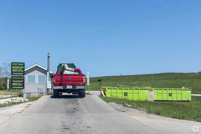 Those with a Zion license plate can use the landfill in West Zion for free.