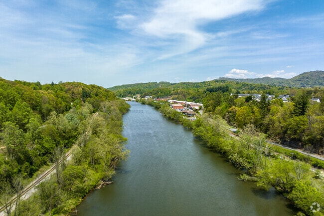 The French Broad River offers great summer fun for Penrose residents.