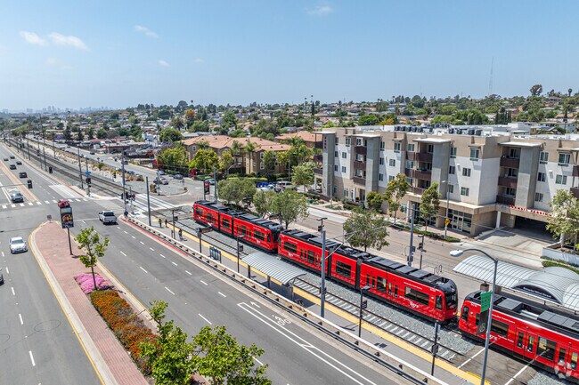 Encanto's Trolley stop whisks residents around greater San Diego.