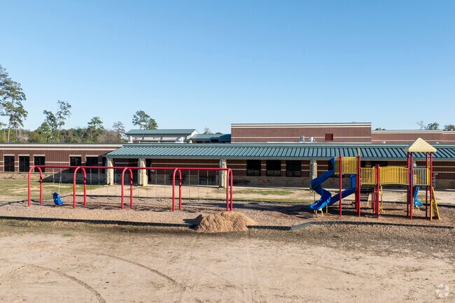 Children can release their energy on the playground.