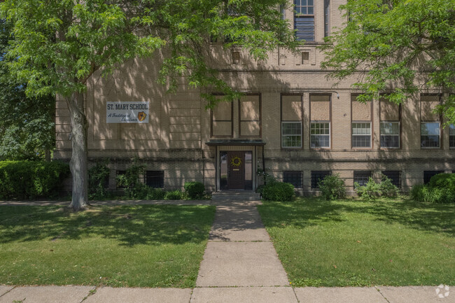 St. Bernard-St. Mary Elementary School serves grades K-8 in Downtown Akron.