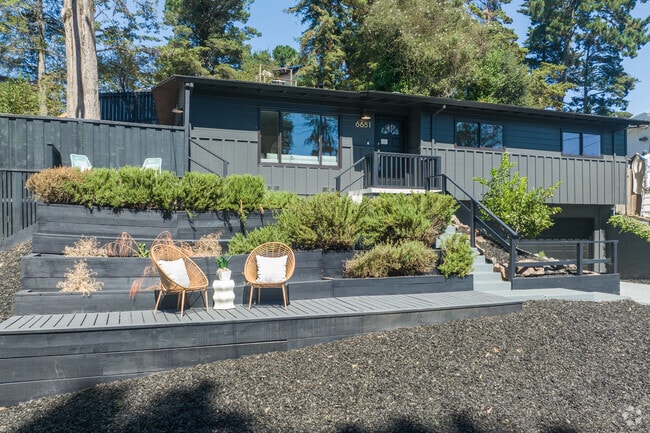 Some of the older homes in Forestland are getting renovated with new paint and amenities.