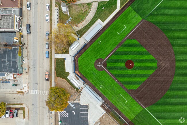 Wick Playfield hosts kickball tournaments and other fun community events year-round.