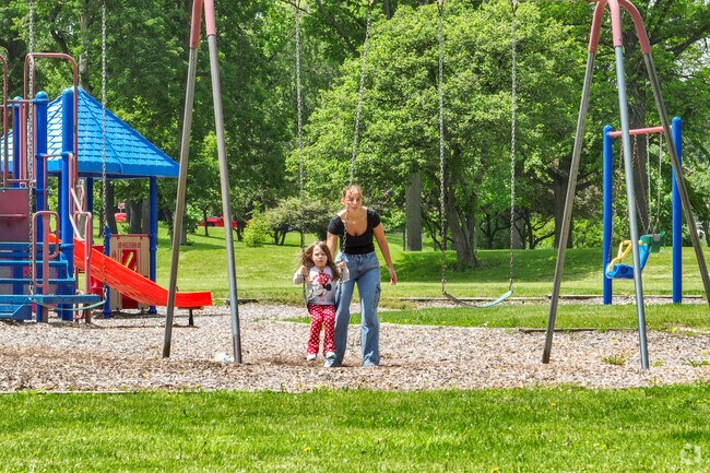 Rockhill Park has many amenities including a beautiful playground for the kids.