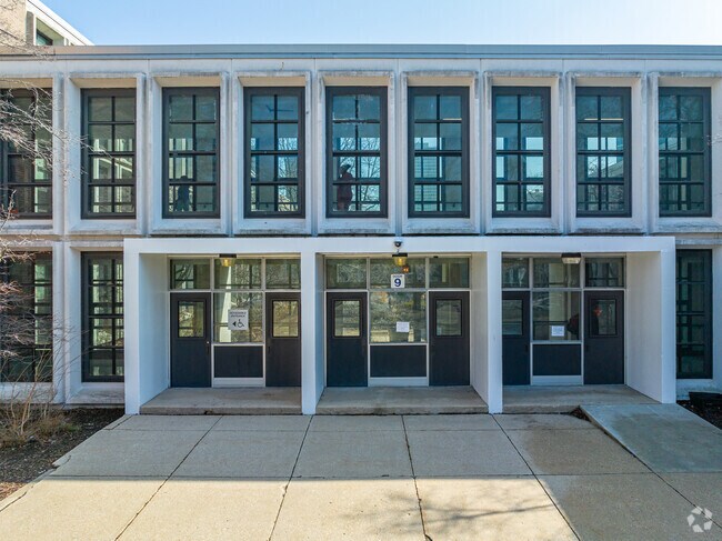 Kenwood Academy High School entrance.