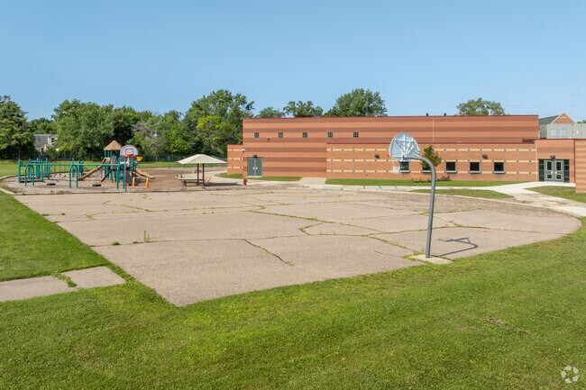 Woodland Elementary School playground.