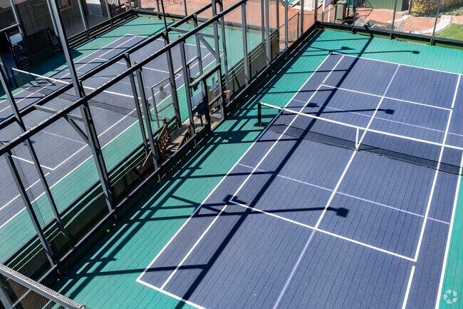Edgeworth Club has pickle ball courts in addition to tennis courts.