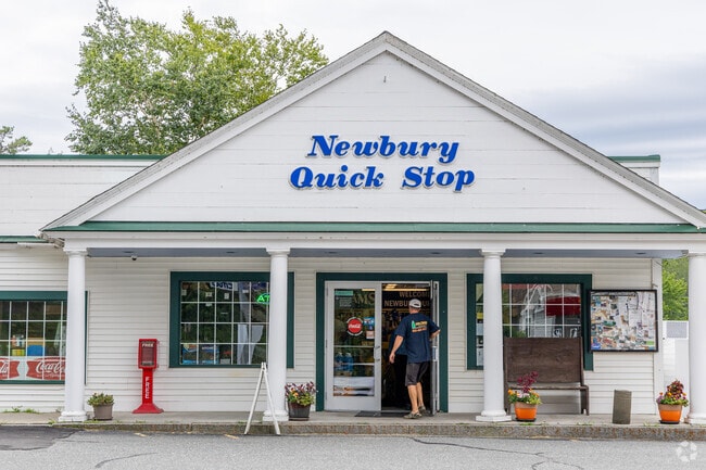 Newbury Quick Stop sells convenience items and gasoline to residents of Newbury, New Hampshire.